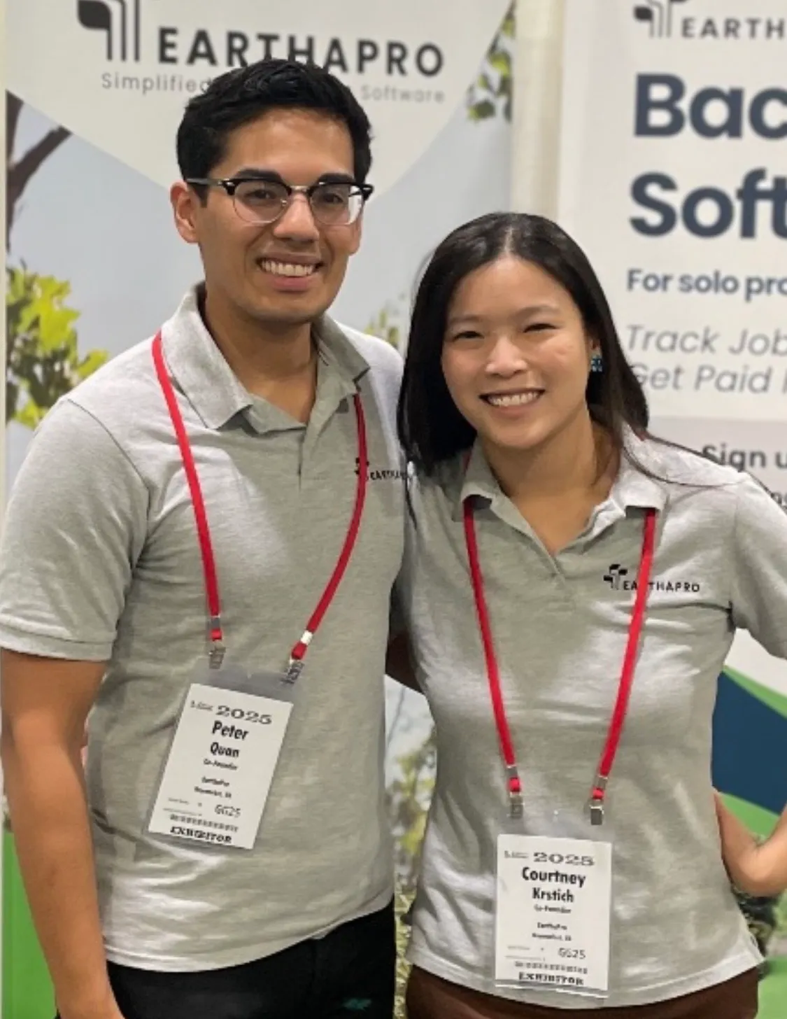 Peter and Courtney, AreticAI co-founders